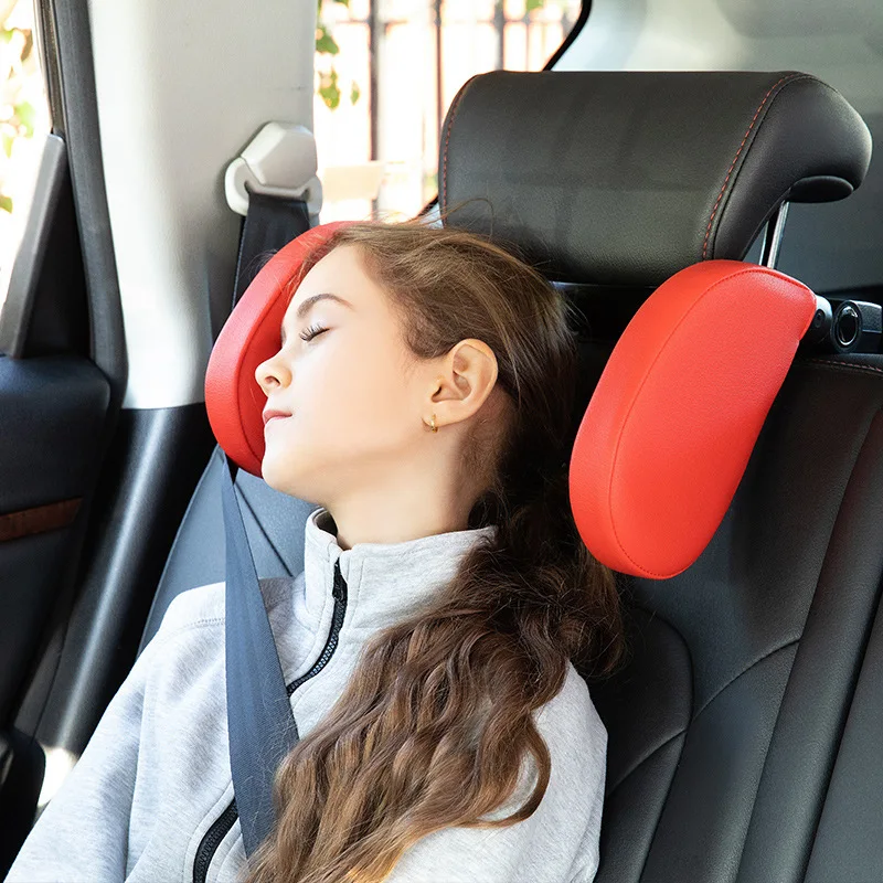 

Flexible foam cervical headrest, A03 shock‑absorbing seat side cushion, comfy U pillow to ease strain on long road journeys
