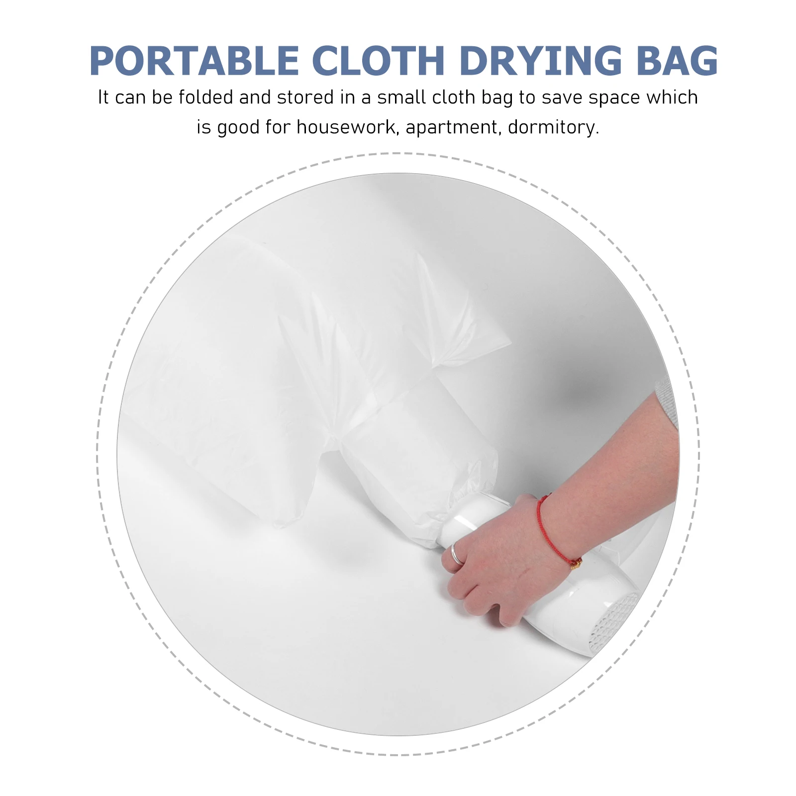 

Dry Clothes Bag Clothing Dryer Pants Drying Polyester Laundry Bags Light Travel