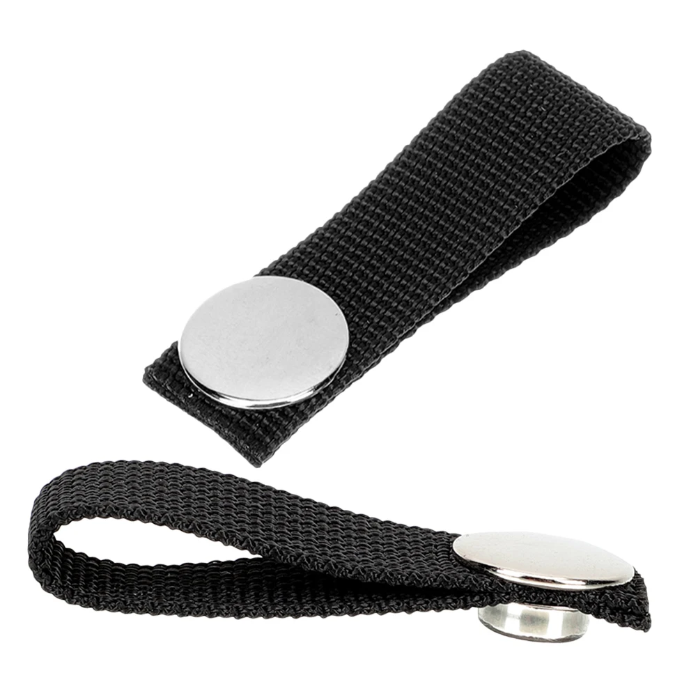 

2pcs Hockey Replacement Straps Adjustable Detachable Black Snap Design Ice Hockey Chin Straps Quick Release for Sports