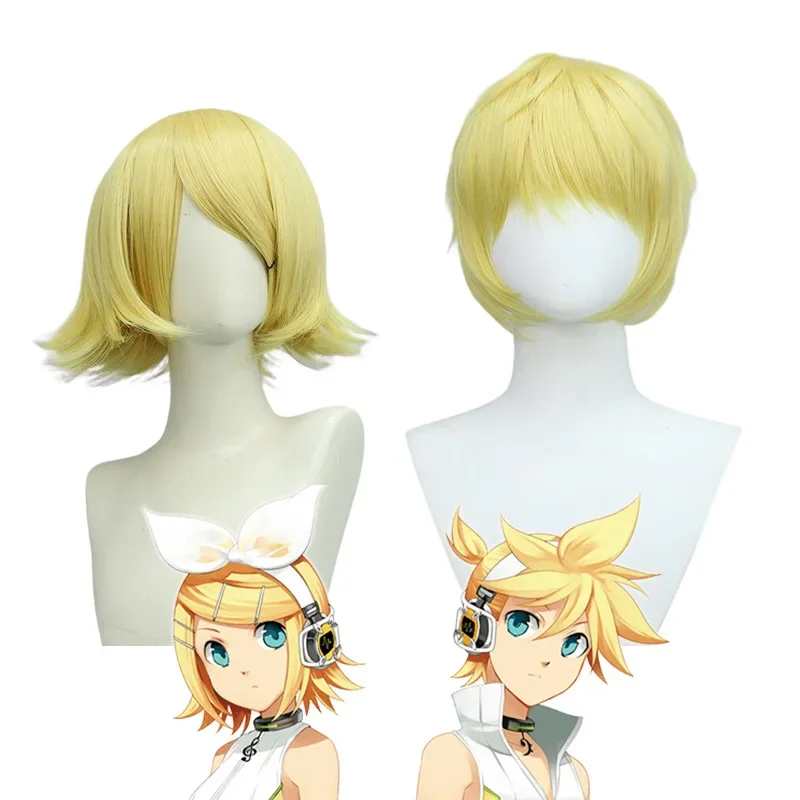 Rin Len Cosplay Adereços, Headwear, Fone De Ouvido, Acessório Modelo, Cabelo Hairband, Luz LED, Rin Stock, Kagamine Gear, Em Stock