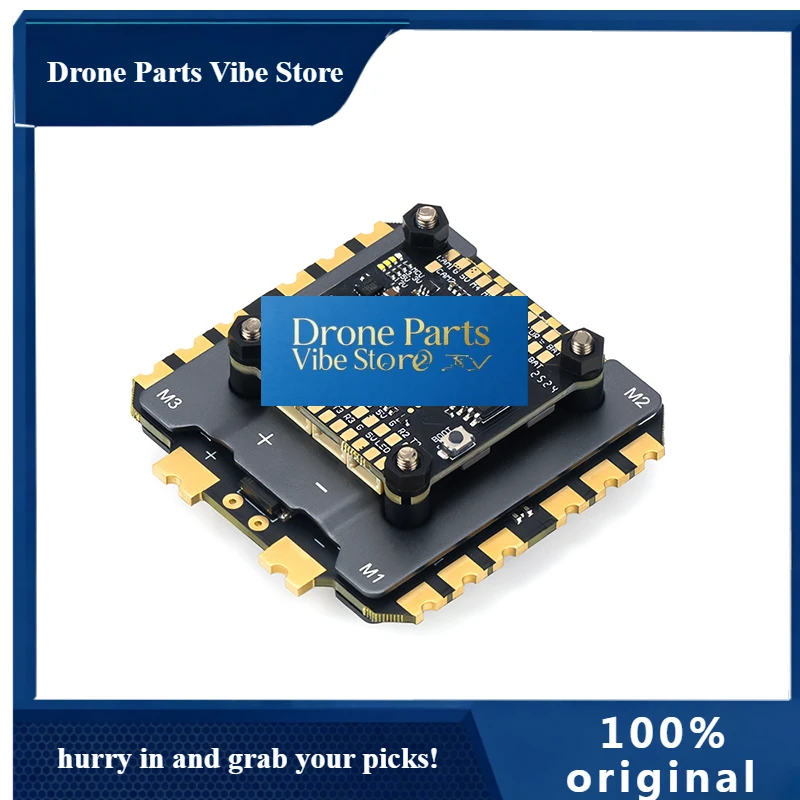 

Drone Parts Axisflying For ARGUS-PRO ECO 80A 100A ESC F722 Stack 8S With Heat Dissipating Aluminum Parts 8Bit / 32Bit For15-inc