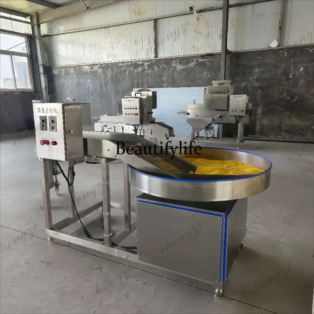 A81 Automatic Rotary Sesame Coating Machine for Fruit Vegetable Nut Breadcrumb Coating