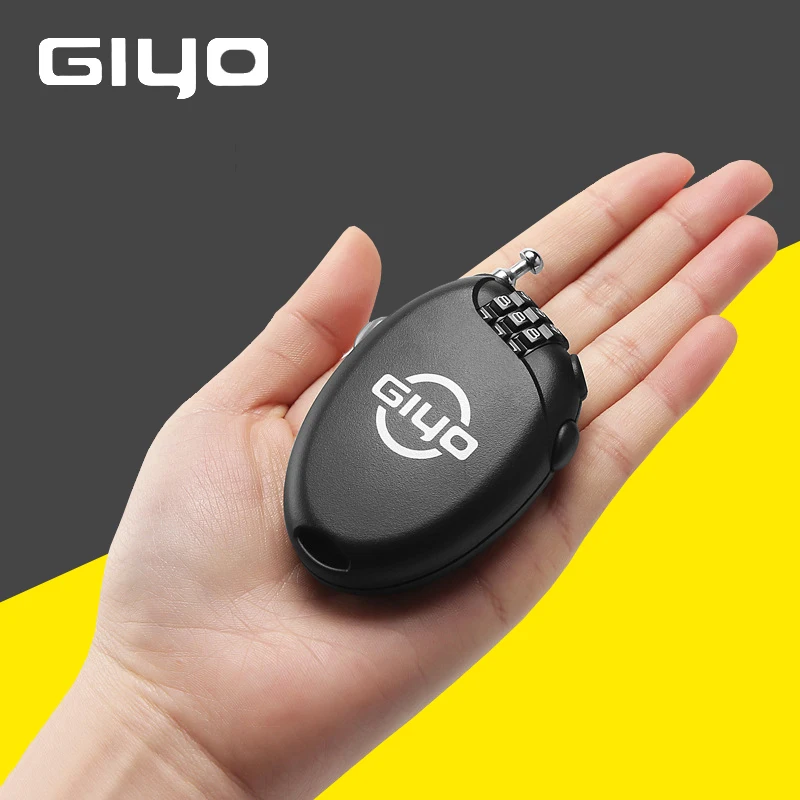 

Велосипедный замок GIYO, многофункциональный мини-кабель, 3-значный пароль, велосипедный замок, замок для велосипедного шлема, противоугонный кодовый замок, аксессуары
