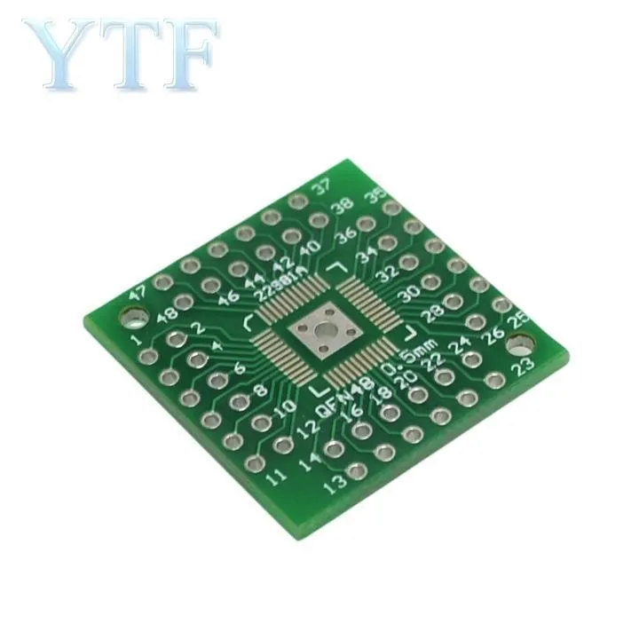 10pcs/bag 0.5mm QFP44 LQFP48 QFN44 QFN48 turn DIP44 DIP Adapter plate