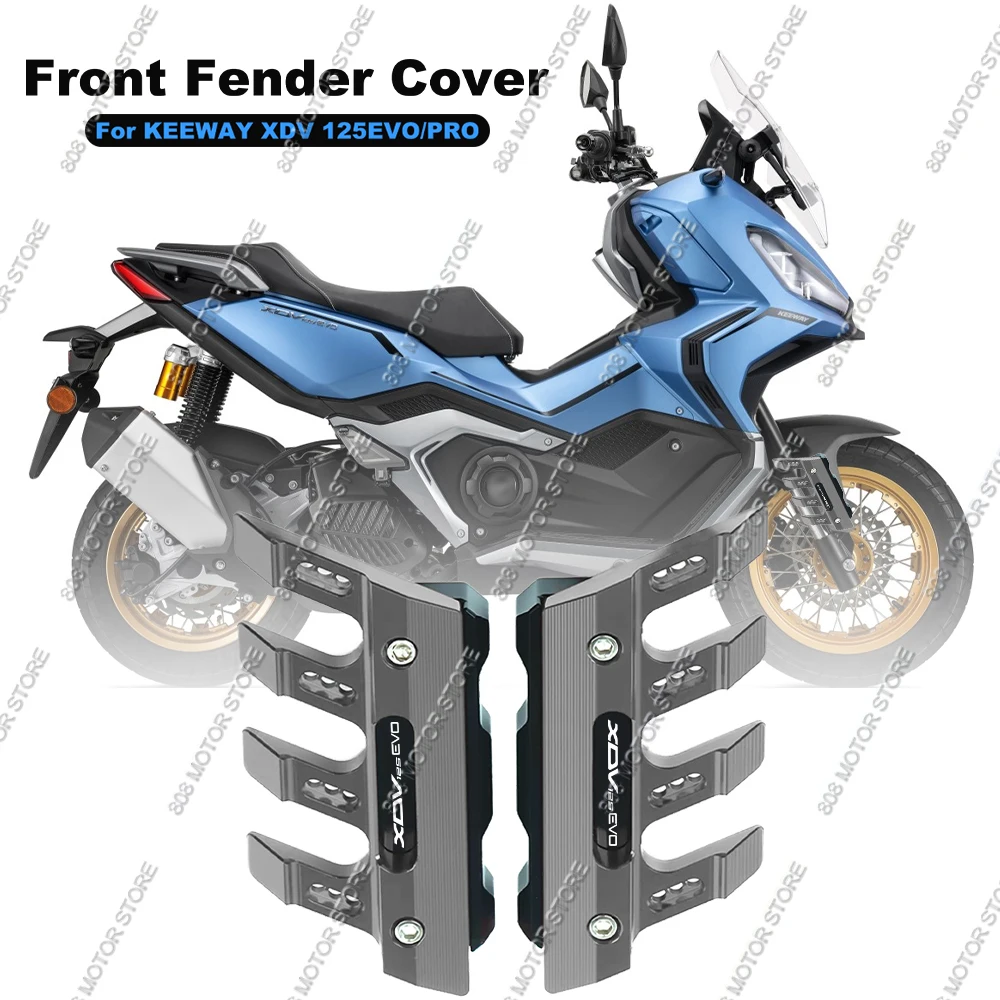 For Keeway XDV125 EVO/PRO Motorcycle Front Fender Cover Protector Front Shock Absorber Decorative Cover