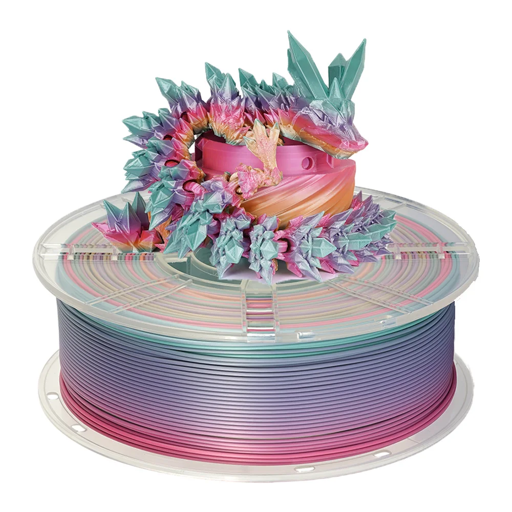 4 kg/partij PLA Filament regenboog Pla zijde of Matte regenboog kleurverandering 1.75mm 3D Printing Materiaal voor 3D Printers 3D Pennen