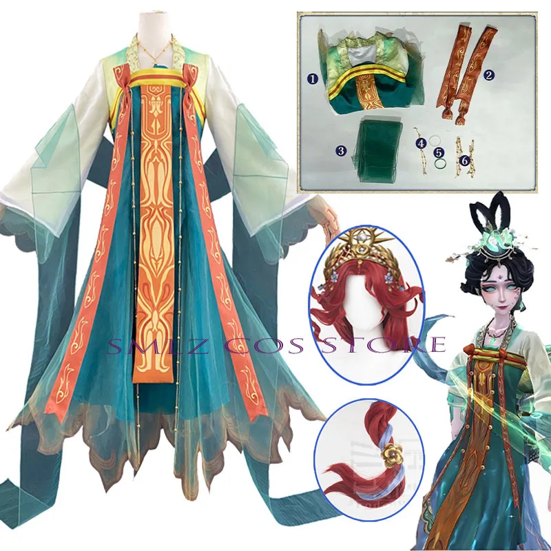 

New Year's Limited Edition Identity V Grace Coplay Naiad Yao Cai Fashion Dress Kimono Set Halloween Outfit for Woman clothing