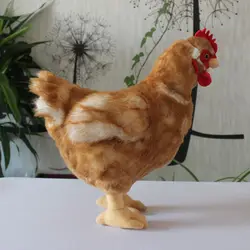 Lifelike Animal Hen Emulational Chicken Lovely Soft Stuffed Doll Cute Plush Toy Boy Girl Birthday Christmas Gift 1pc