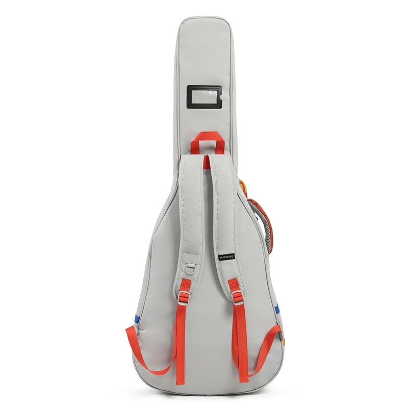 Guitar Case 40/41 Inch Waterproof Oxford Fabric Guitar Bag 12mm Cotton Double Shoulder Straps Padded Soft Guitar Backpack