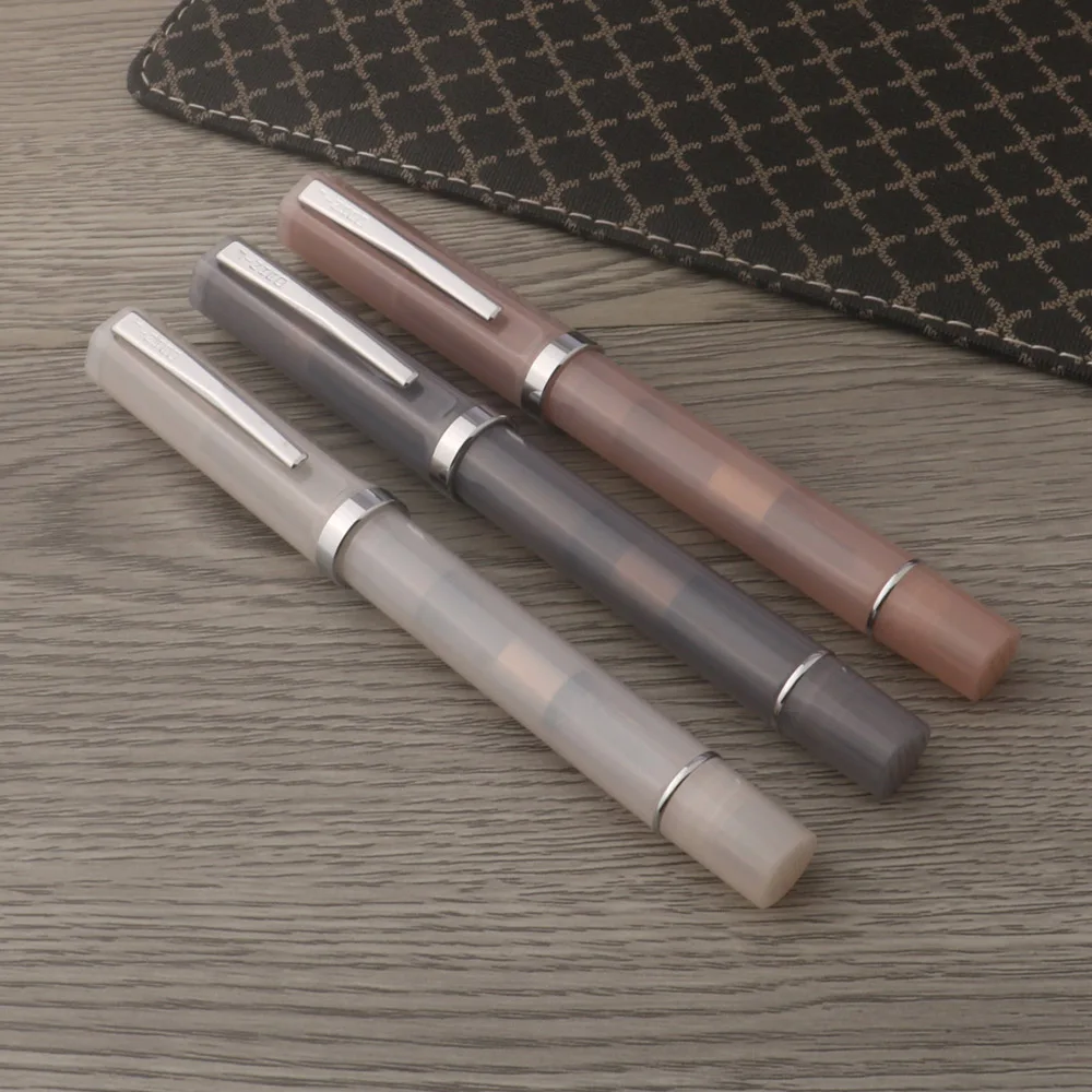 High Quality JINHAO 58 Fountain Pen Plastic Transparent COLOR Classic Calligraphy Office pen