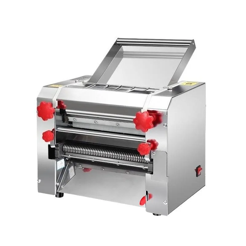 Home Kitchen Electric Dough Press Machine Compact Automatic Noodle Maker Stainless Steel Dumpling Wrapper Roller Kneading Pasta