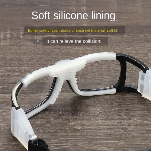 Imagen 2 del producto Gafas deportivas para adultos, lentes antiimpacto para miopía, hipermetropía, baloncesto, fútbol, béisbol, entrenamiento físico, ciclismo