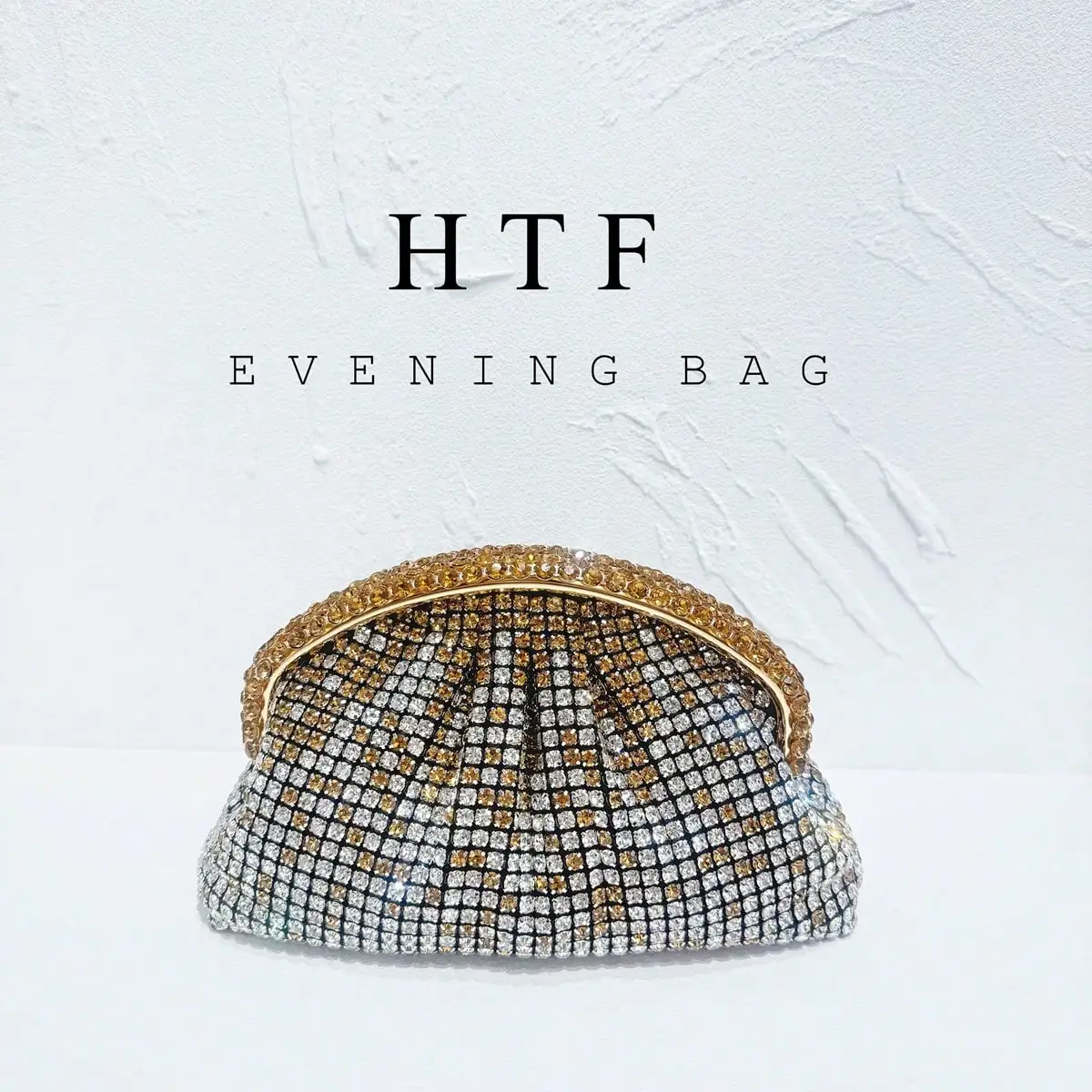 

Shiny Diamond Encrusted Evening Clutch Wallet Women's Handbag Dinner Party Diamond Dumpling Party Dinner Bag
