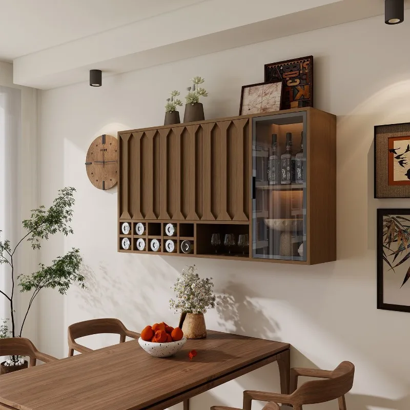 

wall-mounted, locker, living room kitchen cabinet, dining room wall cabinet storage cabinet, wall storage, wine cabinet