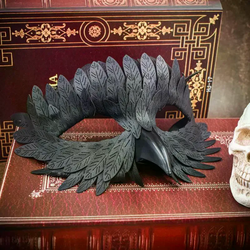 Pássaro bico águia máscara cosplay coruja meia máscara facial masquerade carnaval vestir-se festa traje máscara de olho