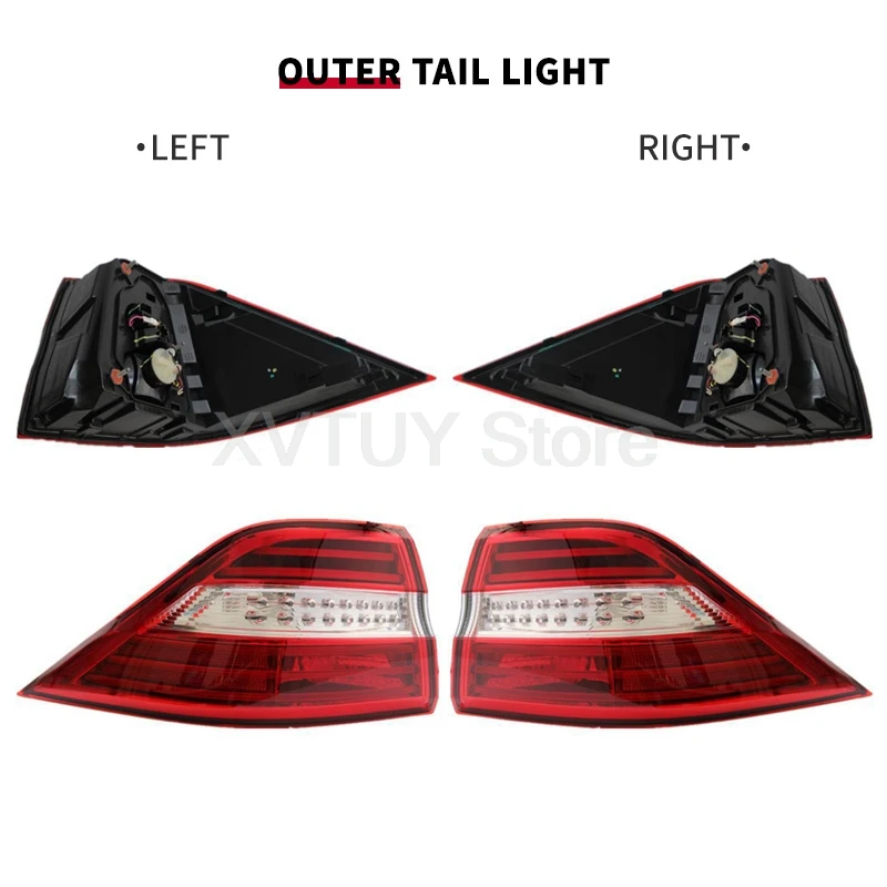 

LED Outer Taillights for Benz ML 2012-2014 W166 Sedan Brake Reverse Bumper Stop Warning Lamp Turn Light Car Accessories