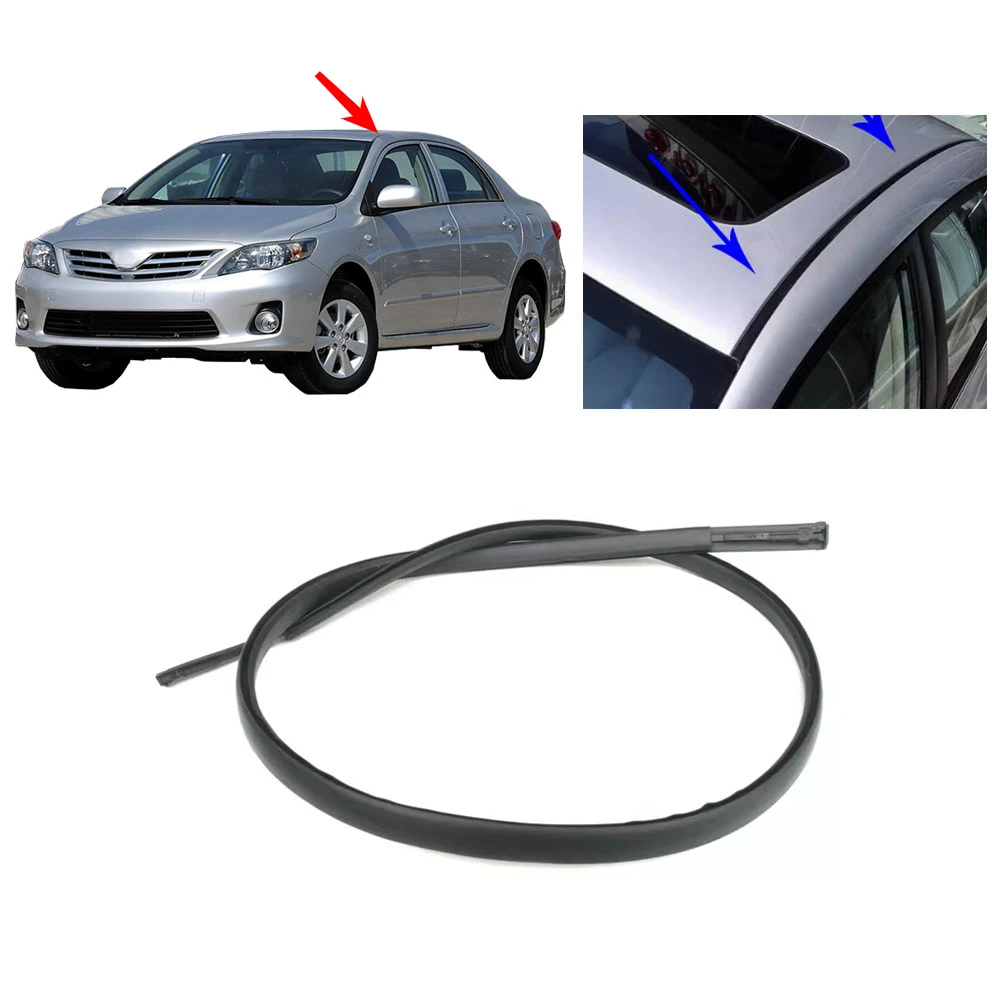 1 or 2 Pcs Roof Rubber Strip for Toyota Corolla 2007-2014 Roof Protector Weatherstrip Waterproof Rain Seal for Corolla Aceesorie