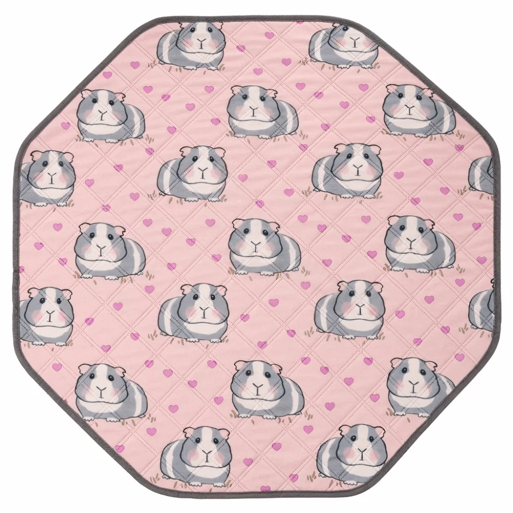 Dog Urine Pads Anti Slip Octagonal Dog Urine Pad Absorbent Washable Dog Pee Pads Reusable Pet Bed Urine Mat Pet Car Seat Cover