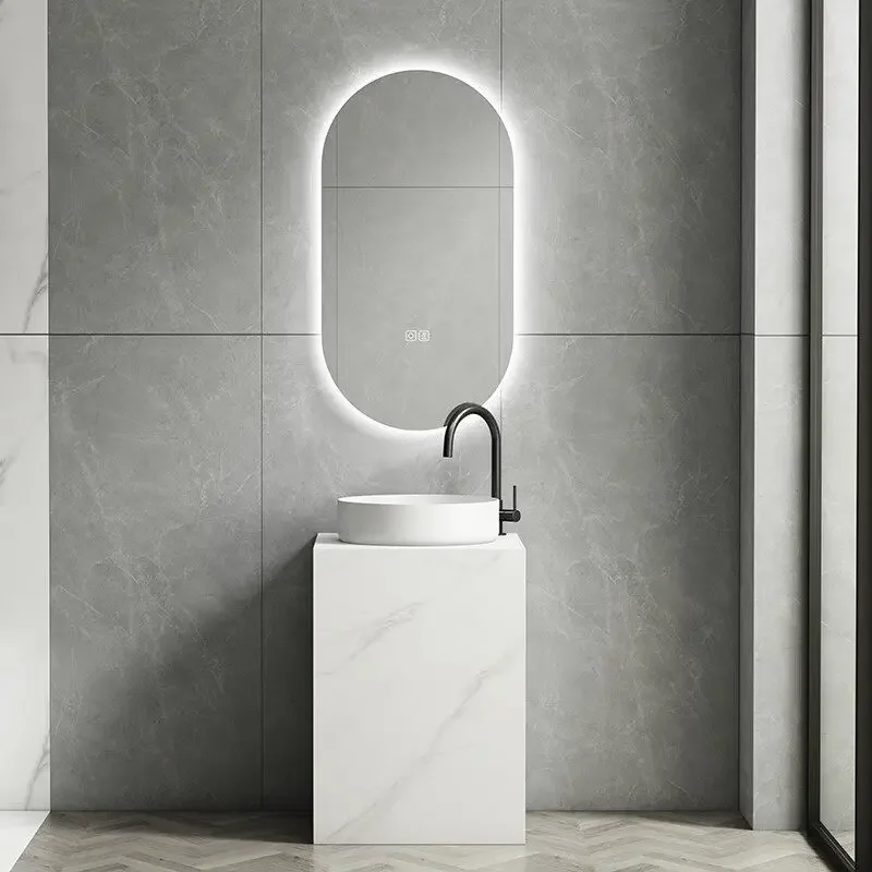 #Outdoor Face Wash Sink Hotel Furniture Modern Rock Slab Column Basin Integrated Floor Bathroom Cabinet Toilet Washstand Balcony