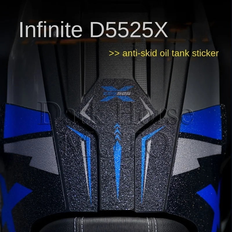 

FOR Loncin VOGE DS525X 525DSX Modified Fuel Tank Stickers Thickened Fish Bone Stickers Leg Guards Rubber Protective Stickers