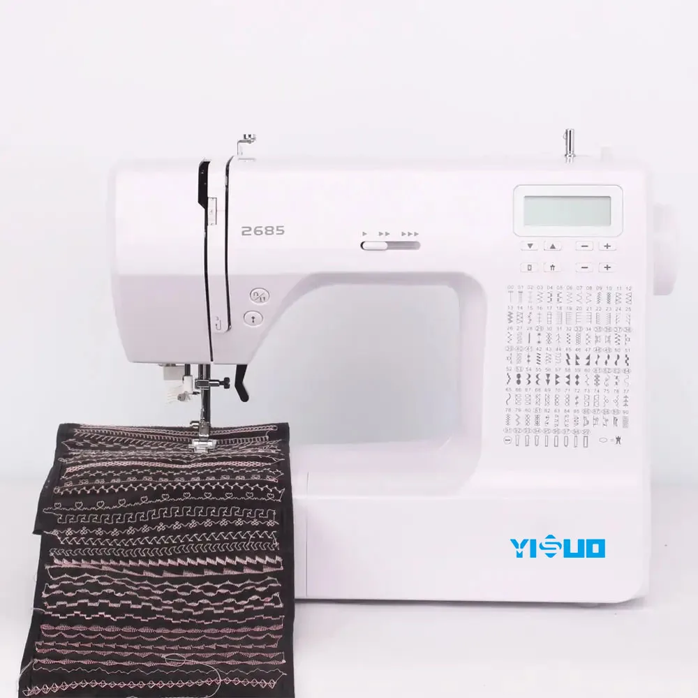 ماكينة خياطة كهربائية محلية متعددة الوظائف مصممة حديثًا عالية الجودة YS 2685 مع 100 غرزة خاصة