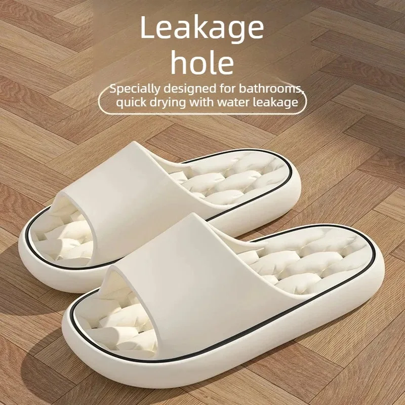 New Leaky Soft-sole Bathroom House Slippers EVA Slippers Extra Soft and Durable Indoor Slippers House New Slippers High Quality