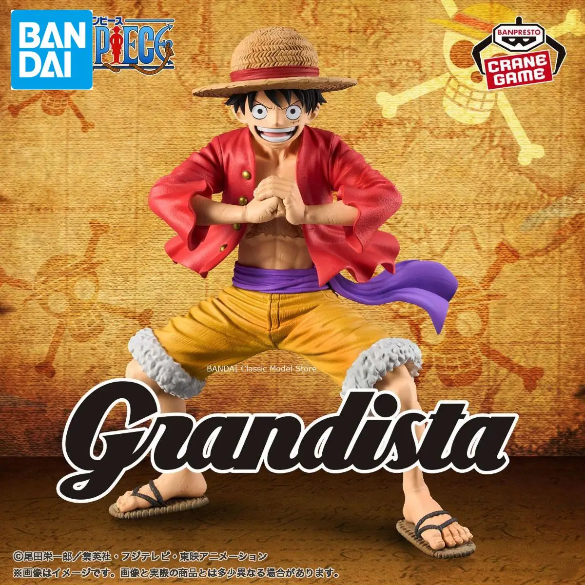 100% In Stock Original Banpresto One Piece Grandista Monkey D 