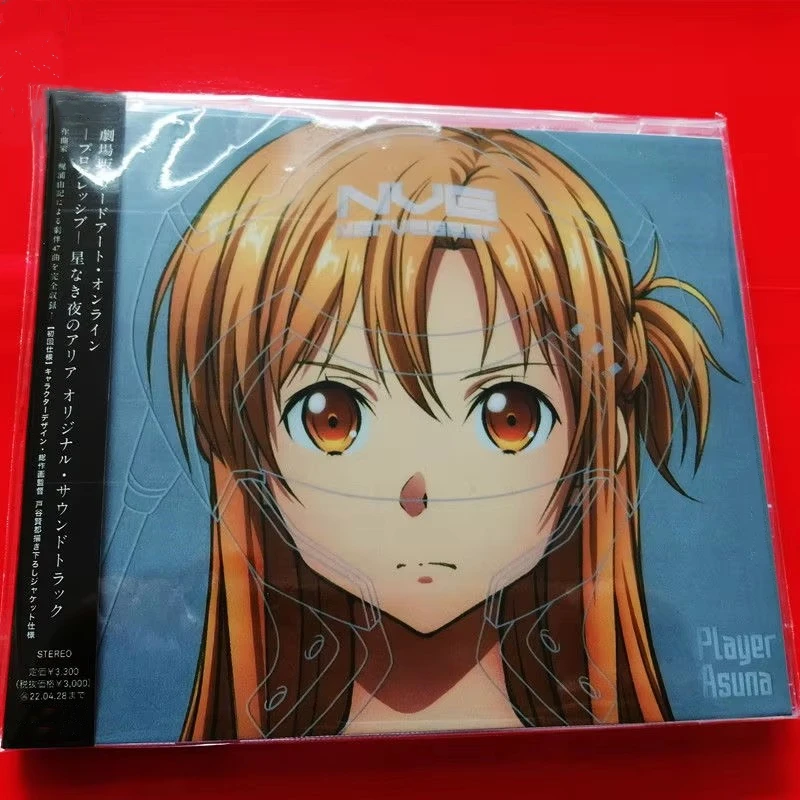 Anime Sword Art Online Progressive Yuki Kajiura Music CD Aria of the Starless Night Album Music Record Cosplay Soundtracks Box
