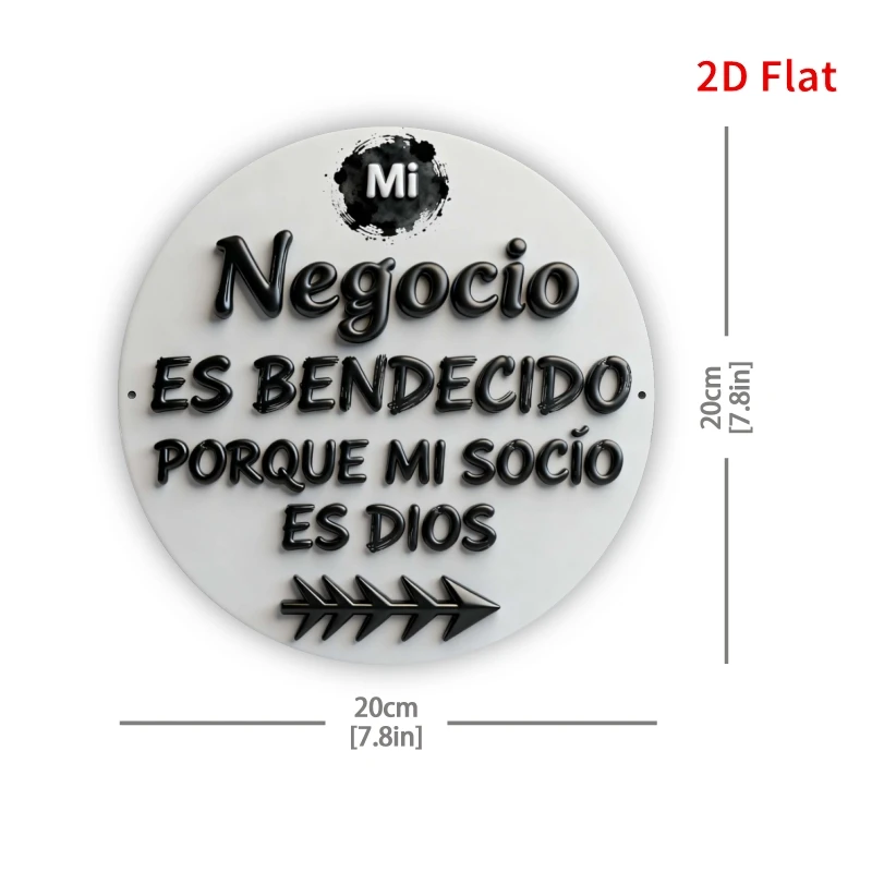 2D Flat, 1pc Vintage Spanish 