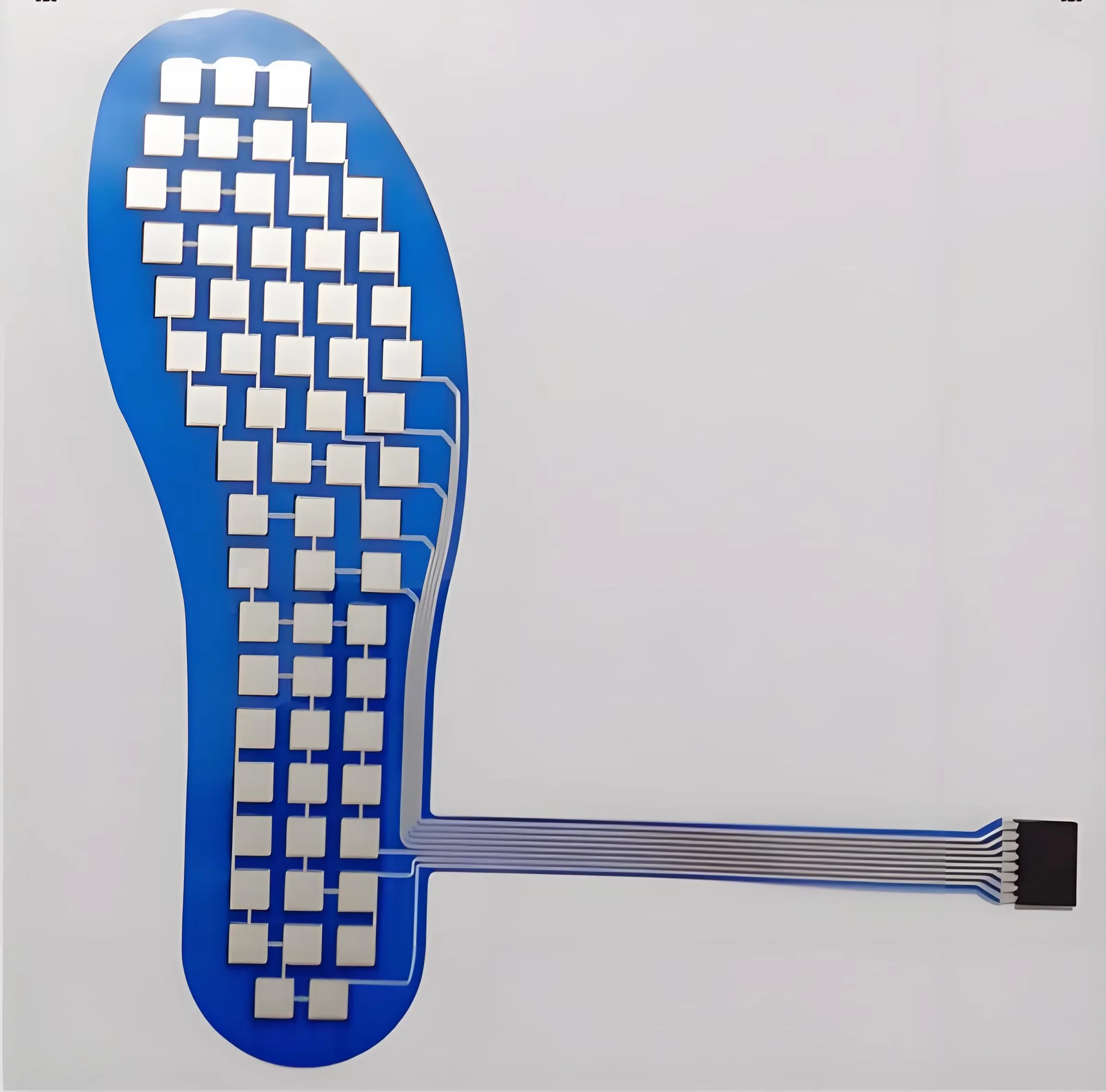 Flexible FSR Foot Pressure Sensing Pad Plantar Insole Sensor Sports Gait Analysis Health Monitoring Foot Pressure Distribution