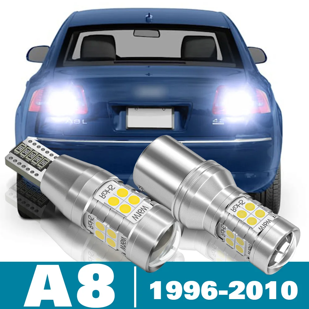 

2pcs LED Reverse Light For Audi A8 D2 4D 4E Accessories 1996-2010 2002 2003 2004 2005 2006 2007 2008 2009 Backup Back up Lamp