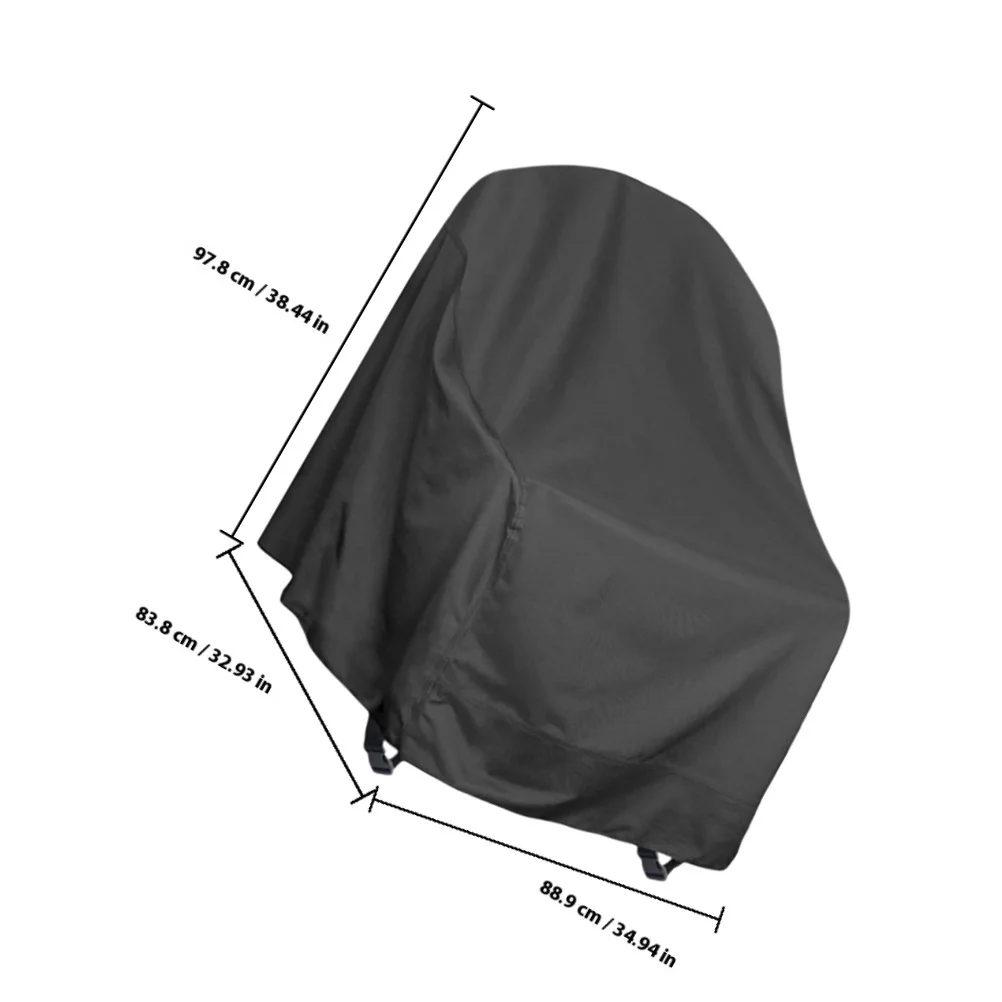 1pc Wasserdichte Terrasse Stuhlhussen 210D Oxford Stoff Outdoor Möbel Schutz Dreh Lounge Sitz Schild Heavy Duty Wetter