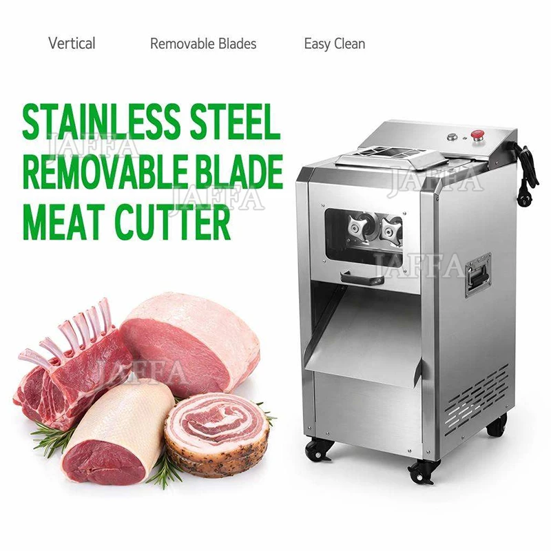 Including Tariffs Commercial Professional Electric High Power Stainless Steel Fresh Meat Slicing Shredding Machine