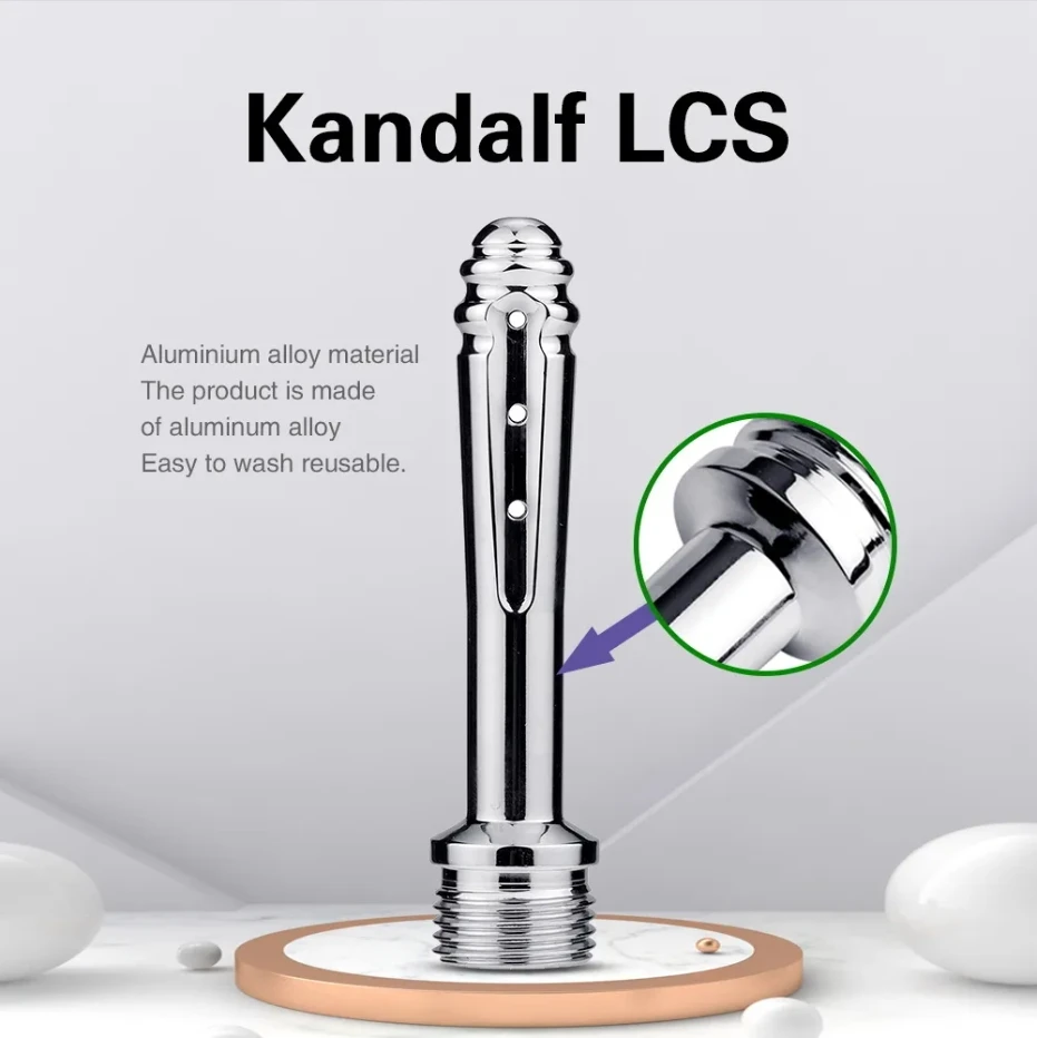 Stainless Steel Metal Anal Dilator Cleaner Bidet Faucets Rushed Enema Shower Head Bidet Faucet for Anal Cleaning Butt Plugs Tap