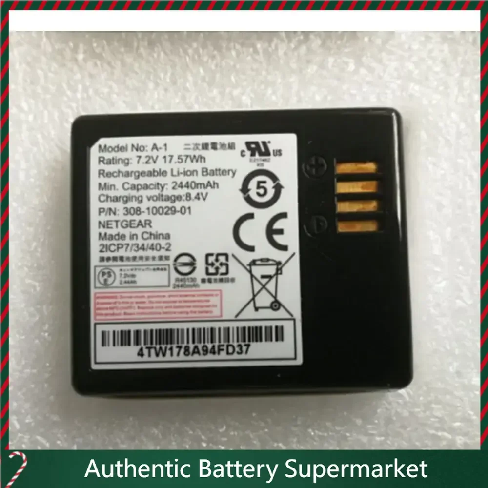 High quality batteries for Netgear Arlo Pro Camera New Li-Ion Rechargeable Accumulator Pack A-1 P/N:308-10029-01 7.2V battery