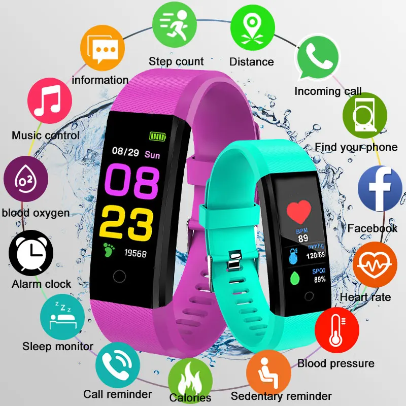 Multifunctional Smart Watches for Women Men Bluetooth Connected Phone Music Fitness Sports Bracelet Sleep Monitor Smartwatch