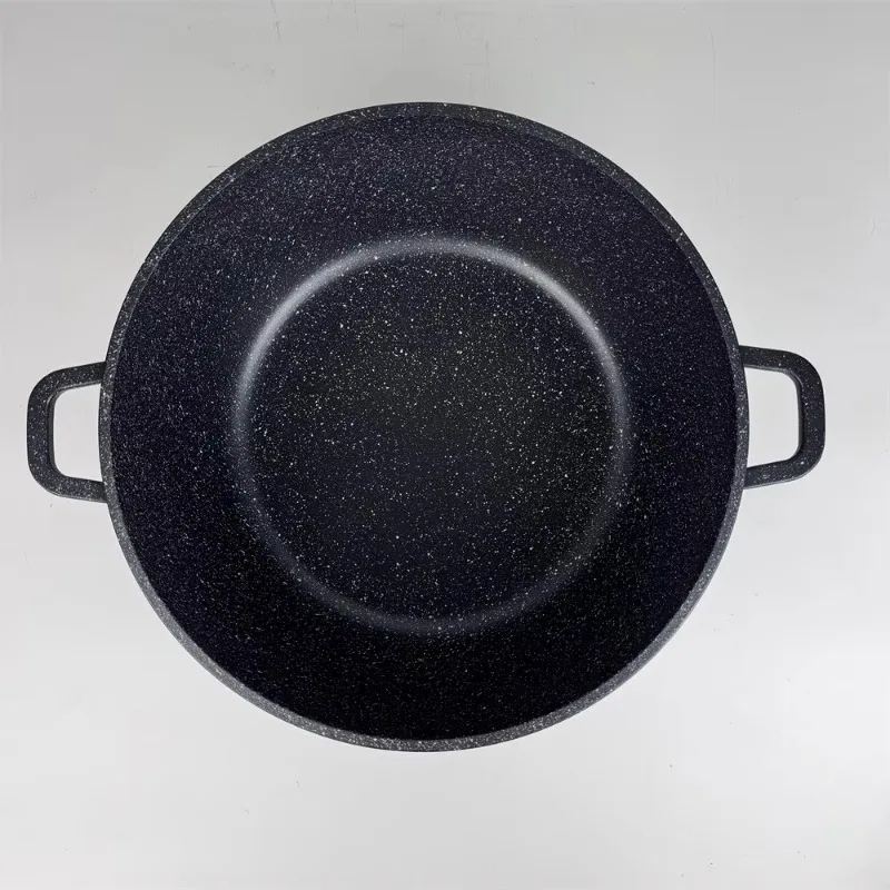 32/36/40/44cm Four Set Cast Aluminum Non-stick Granite Cookware Set Soup Pot Large Pots for Cooking Restaurants