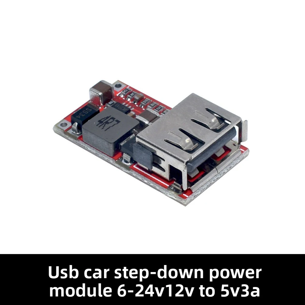 Solar Controller Dual USB Output 3A 9V/12V/24V/36V Car Charging Module Step-down Converter 6V-40V DC Solar Panels Module Parts