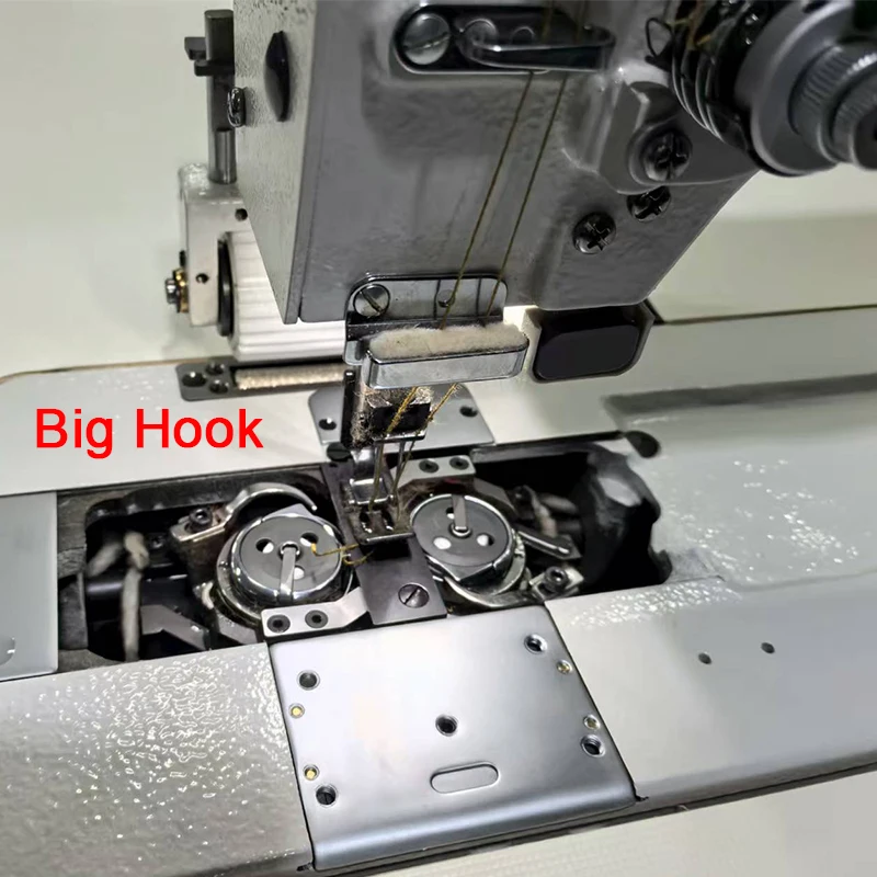 Industrial Flat-Bed Lock Sewing Machine Automatic High-Speed Double Needle New 50cm Arm Length for Manufacturing Plant Use