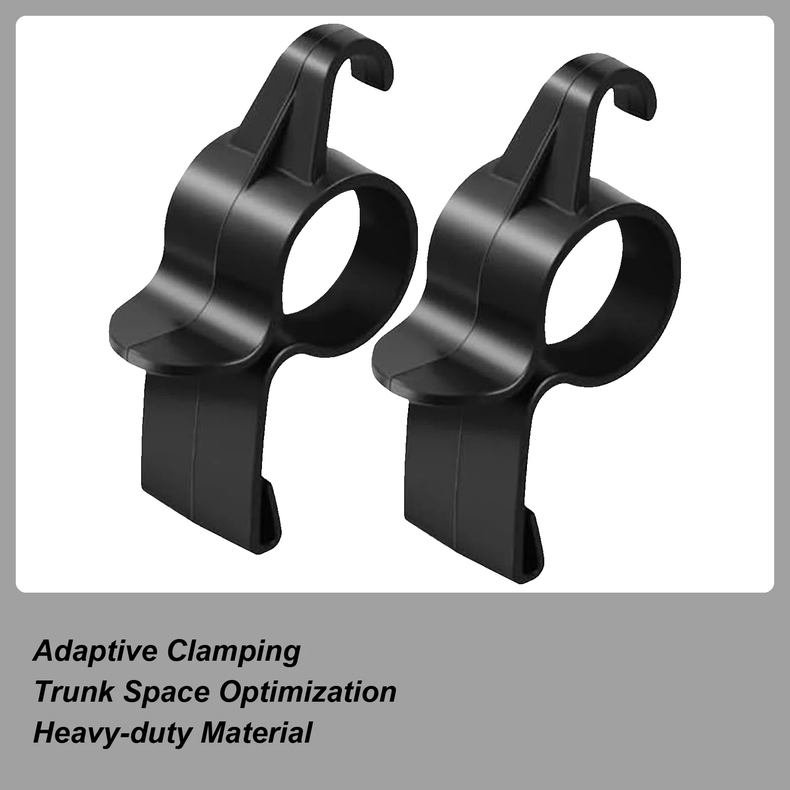 

Крючок для автомобильного зонта, 2-х шт., вешалка для автомобильной сумки, крючок для зонта с высокой нагрузкой для фургона, автофургона, дорожного путешествия, кемпинга, путешествий