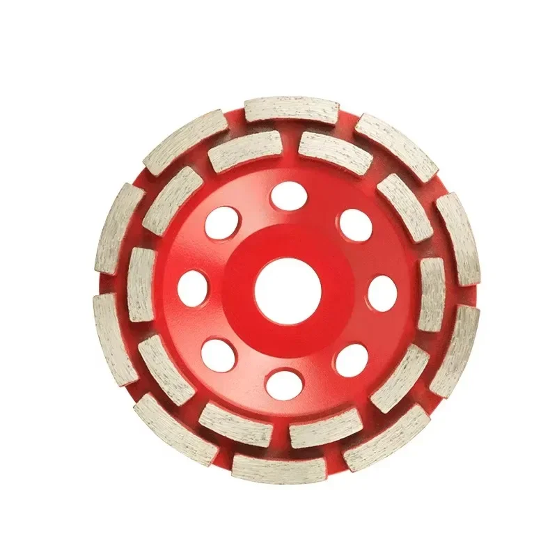 【From China】Golden Shark Professional 4.5 Inch Double Row Diamond Grinding Cup Wheel 115mm Concrete Grinding Discs