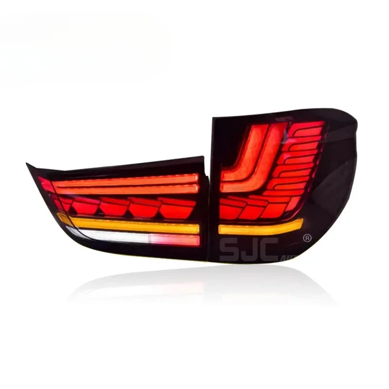 SJC Auto for New Style BMW X5 F15 Taillight Assembly 14-18 Modification GTS LED Dragon Scale Running Light Turn Signal Lights