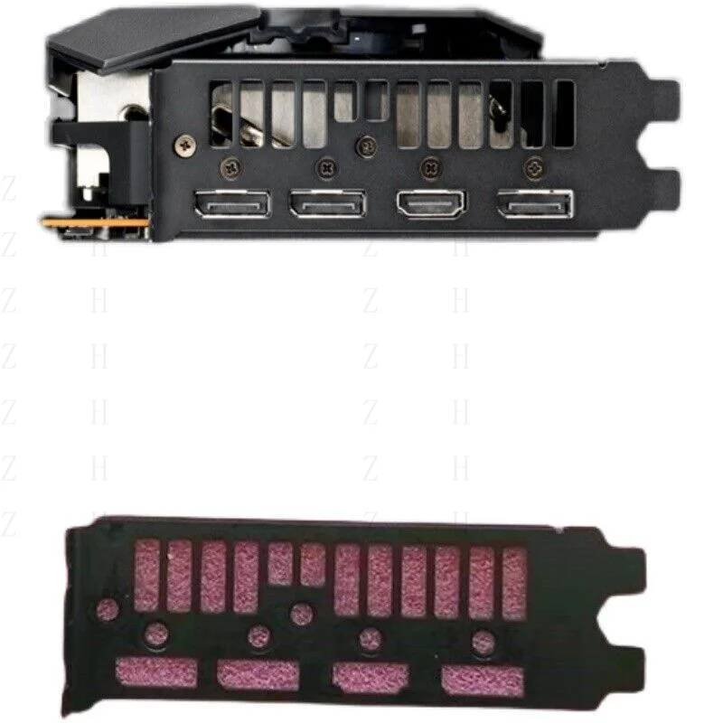 Z  I/O IO shield for ASUS ROG-STRIX-RX5700-O8G-GAMING Video Card Bracket Panel