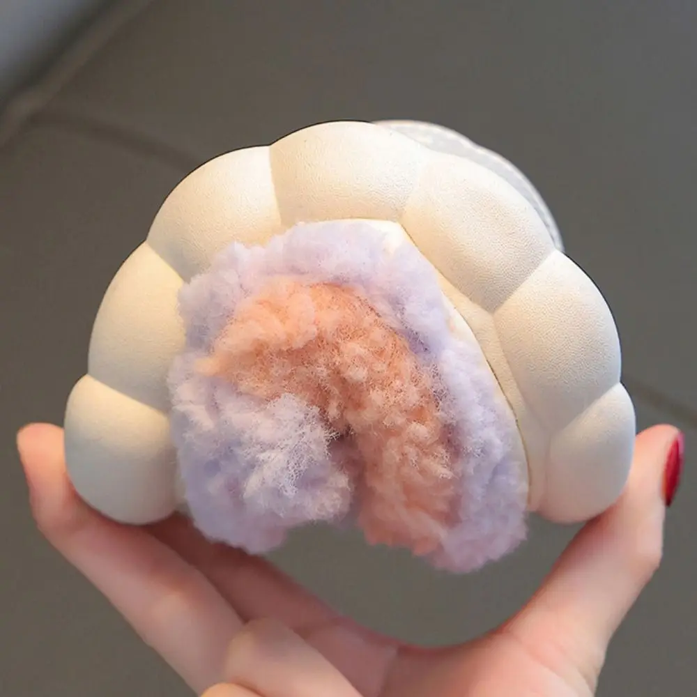 Kawaii الأطفال نعال من القطن أرنب/الدب الكرتون الاطفال فروي النعال عدم الانزلاق الاطفال النعال المنزل الفتيات الفتيان #3