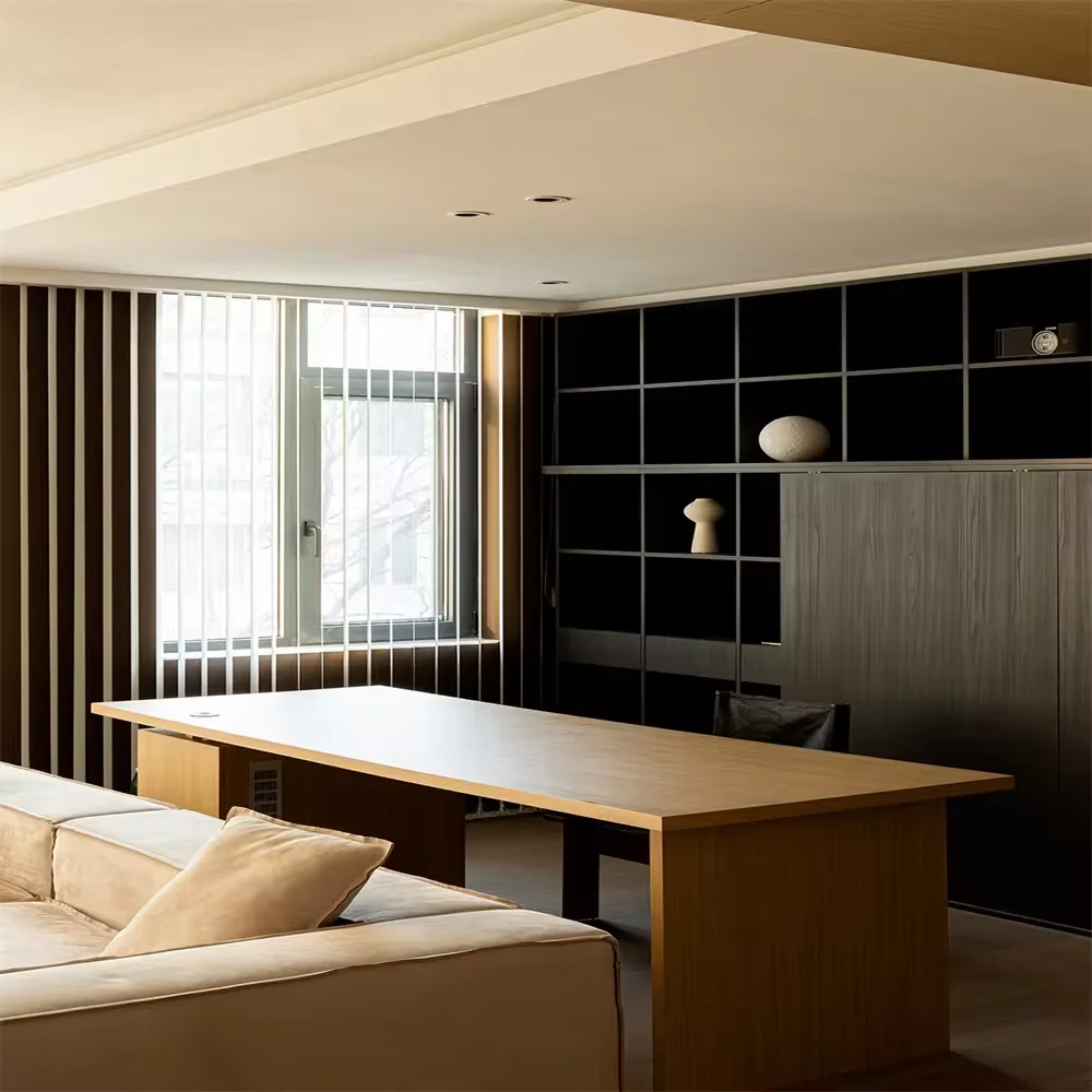 산하이 하우스 인테리어 디자인 미니멀리스트 스타일 제품 3D 맥스 렌더링 평면도 건축 도면 제도 레이아웃