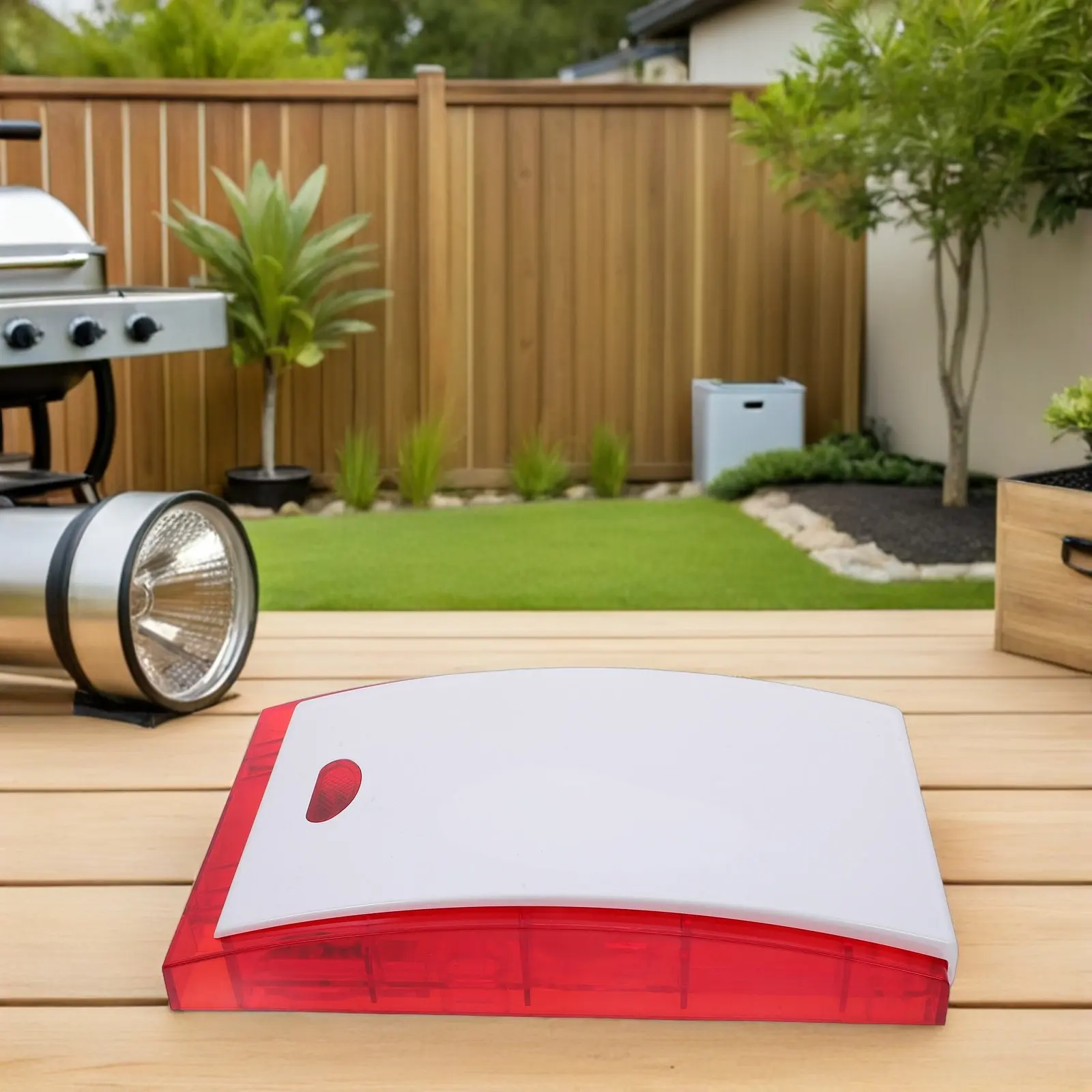 

Outdoor Siren Horn Alarm System Waterproof Security Siren Flashing Light Anti-Theft Alarm for Office Warehouse Home Protection