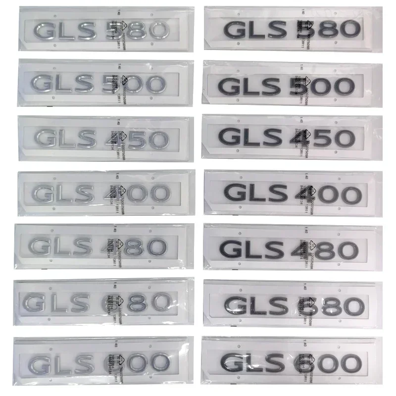 ثلاثية الأبعاد ABS كروم شعار سيارة ملصق شعار شارة الباب ملصق مائي لمرسيدس بنز مايباخ GLS 400 450 480 500 580 600 680 اكسسوارات السيارات #5