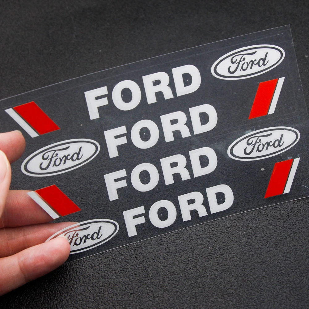 For Ford Focus Mk2 Mk3 4Pcs PVC Door Handle Anti-Scratch Sticker Escape Mustang Exterior Tuning Accessories Fiesta Mk7 Mondeo