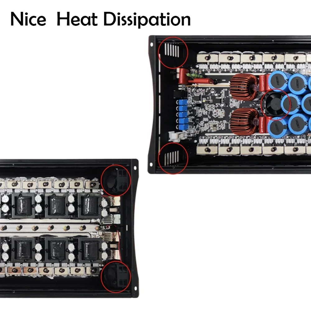 Nieuwste Ontwerp 25000W Full Range Klasse D Auto Audio Braziliaanse Versterker