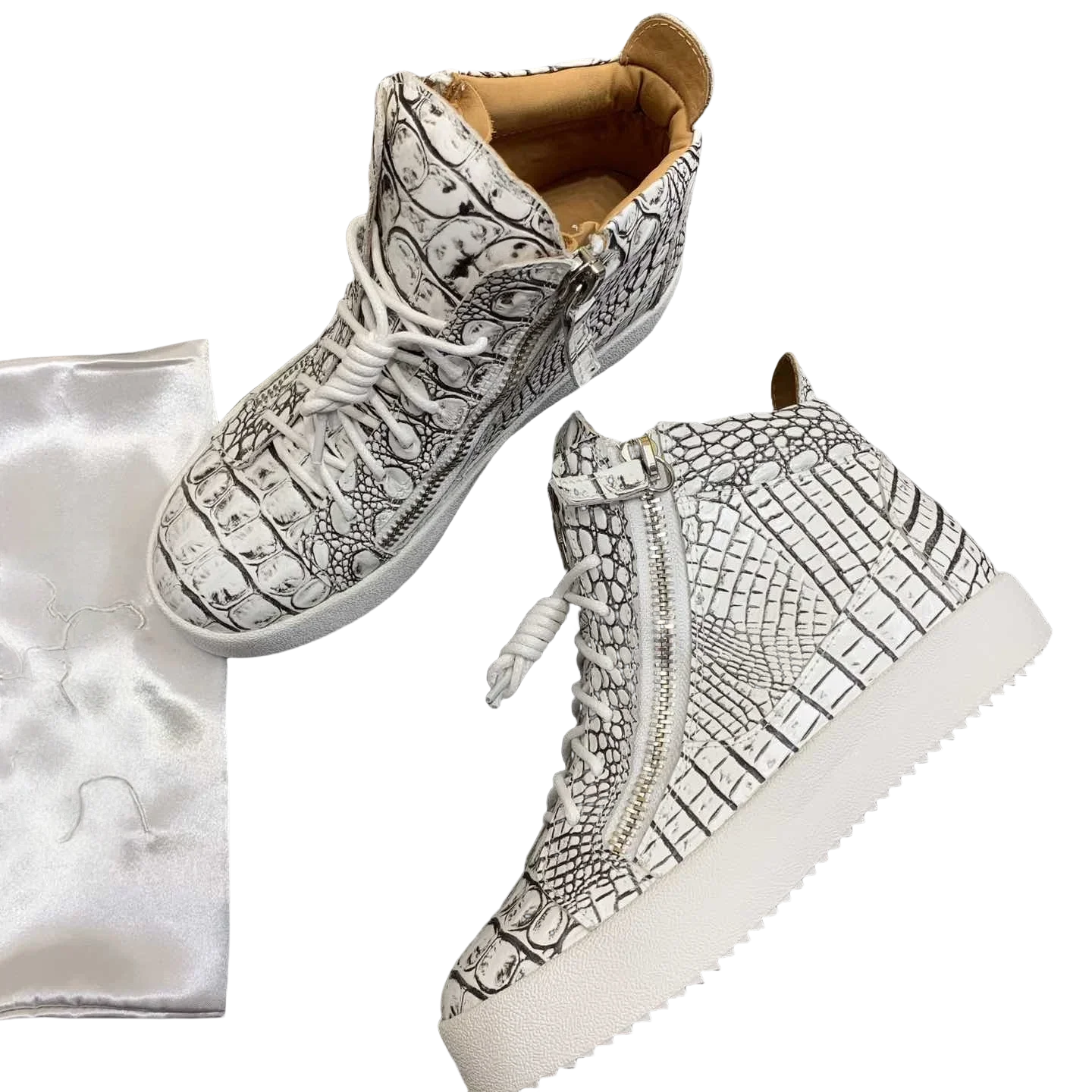 Top Quality Classic Mens Casual Sneakers Women High-top Real Leather Tennis Luxury Brand Designer Unisex Sports shoes ADN846